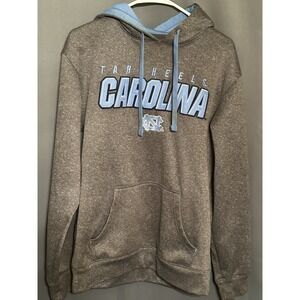 Champion UNC Tar Heels Carolina Hoodie‎ Sweatshirt Grey Blue Mens Small